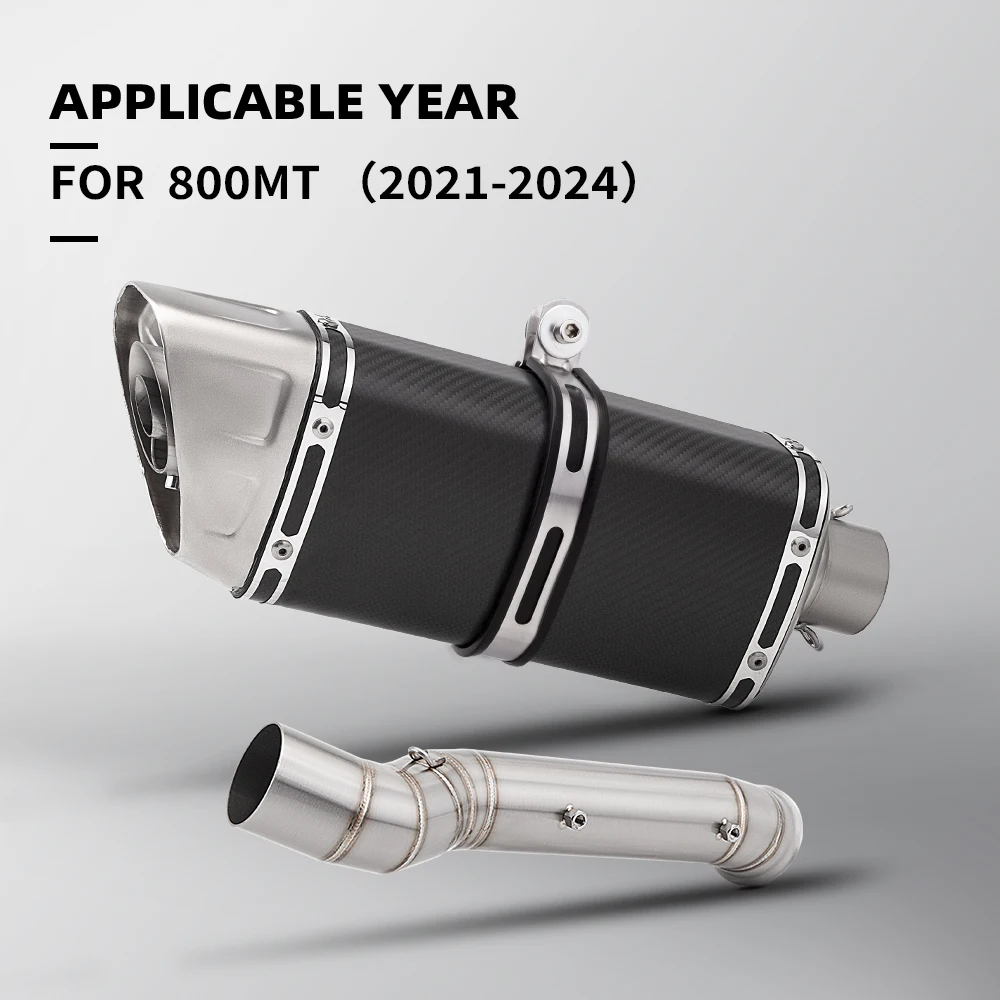 Motorcycle Escape Moto Exhaust Middle Link Pipe For 800MT 2021- 2024 Decat Pipe Exhaust Connection Pipe 51mm/stock size
Motorcycle Escape Moto Exhaust Middle Link Pipe For 800MT 2021- 2024 Decat Pipe Exhaust Connection Pipe 51mm/stock size