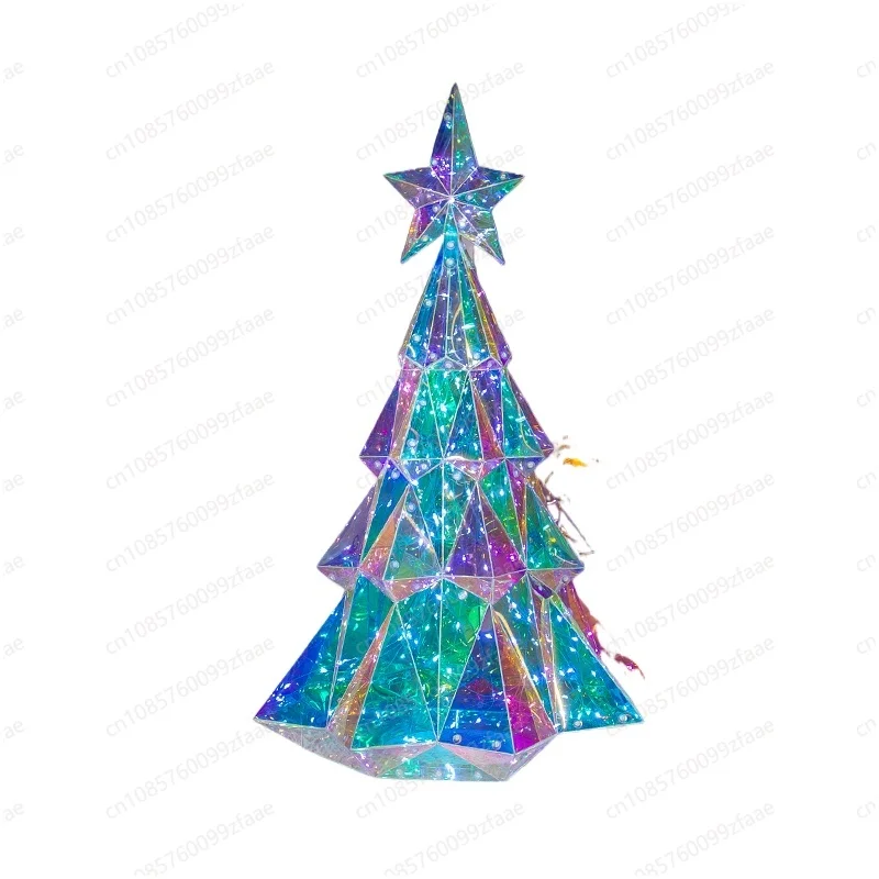 Christmas tree hologram rhombus flash home decoration Christmas tree
Christmas tree hologram rhombus flash home decoration Christmas tree