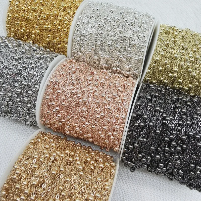 2yards Golded/silvered Plated Necklace Chain for Jewelry Making Findings DIY Necklace Chains Materials Handmade
2yards Golded/silvered Plated Necklace Chain for Jewelry Making Findings DIY Necklace Chains Materials Handmade