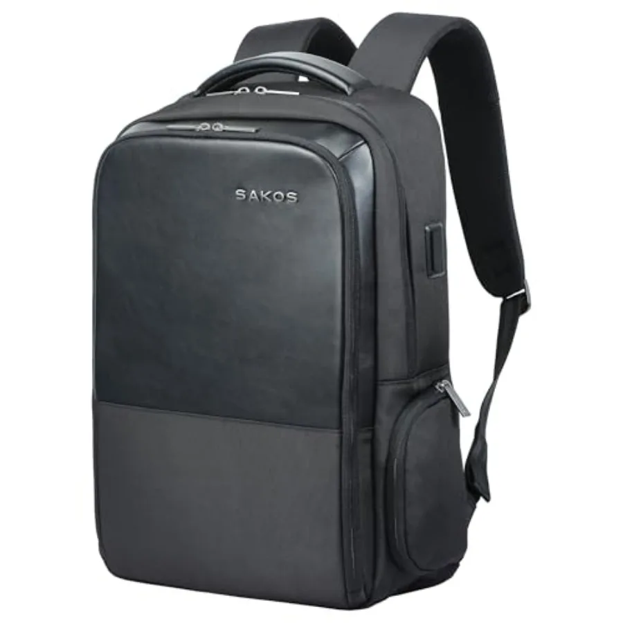 SAKOS Laptop Backpack for Men and Women, 15.6 Inch Business Backpack with USB Charging Port, Water Resistant Work and Travel La
SAKOS Laptop Backpack for Men and Women, 15.6 Inch Business Backpack with USB Charging Port, Water Resistant Work and Travel La