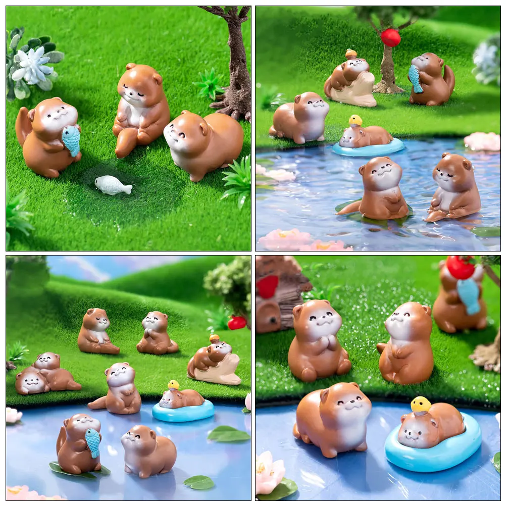 8pcs Miniature Resin Decorations Micro Landscaping Bonsai Animals for Small Spaces Office Desk 
8pcs Miniature Resin Decorations Micro Landscaping Bonsai Animals for Small Spaces Office Desk