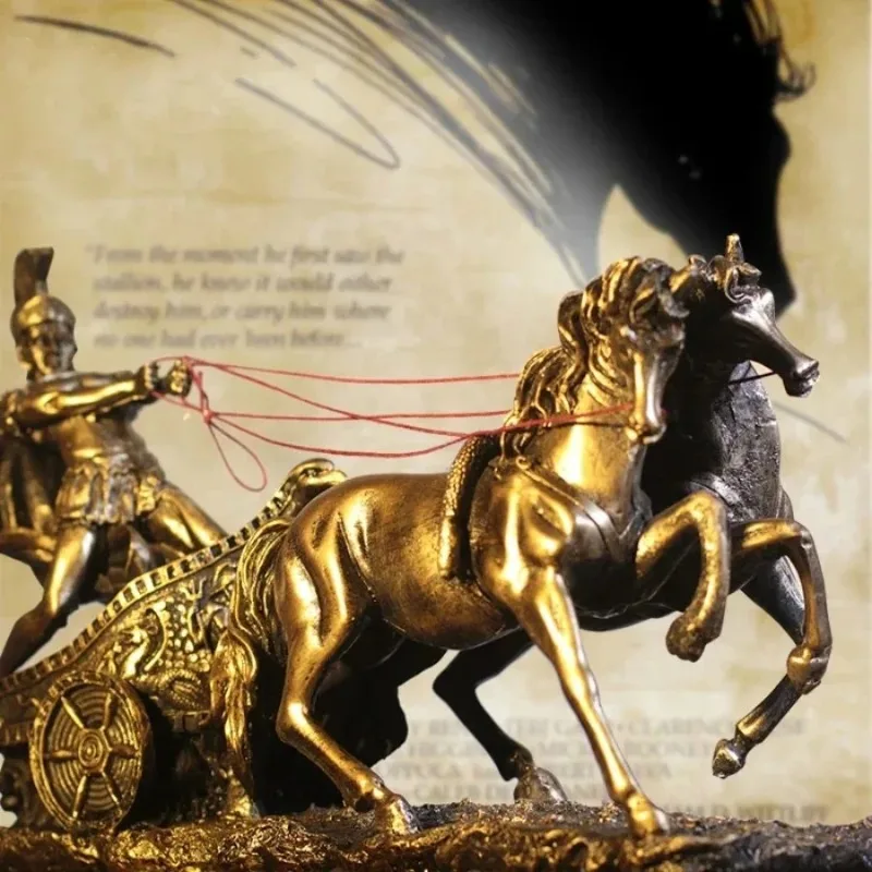 Ancient Roman Spartan Chariot Statue Model Decoration Retro Collection Crafts Bar Desk Decoration Statue Home Decoration
Ancient Roman Spartan Chariot Statue Model Decoration Retro Collection Crafts Bar Desk Decoration Statue Home Decoration