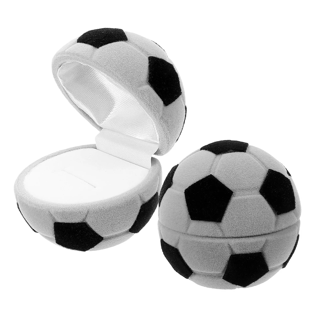 2pcs Creative Football Shape Jewelry Box Earring Storage Organizer Portable Ring Holder For Wedding Travel Gifting Ring Box
2pcs Creative Football Shape Jewelry Box Earring Storage Organizer Portable Ring Holder For Wedding Travel Gifting Ring Box