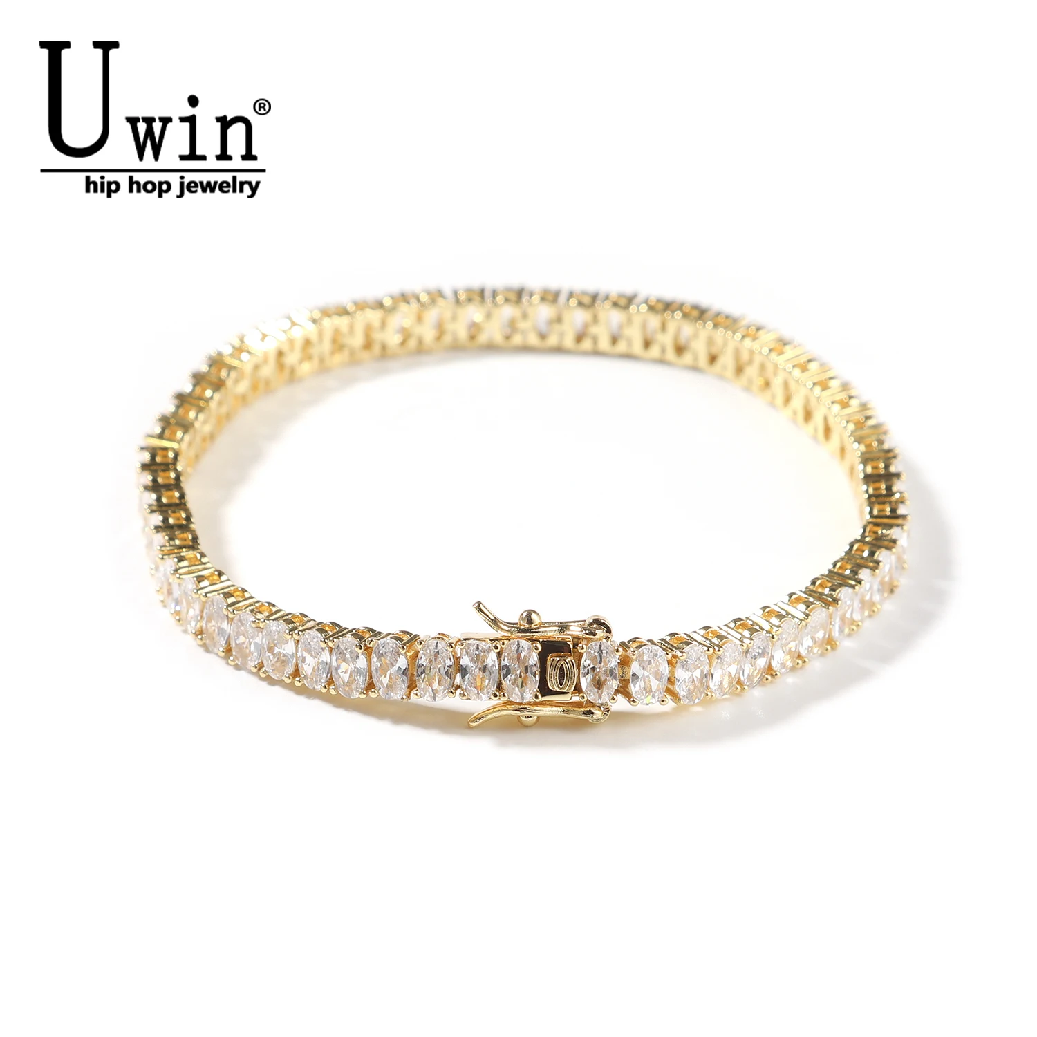 Браслет-цепочка Uwin Oval Shape CZ Cuff Tennis Chain с фианитами 5A+ в оправе Prong Setting, женский браслет, украшения в стиле хип-хоп
Браслет-цепочка Uwin Oval Shape CZ Cuff Tennis Chain с фианитами 5A+ в оправе Prong Setting, женский браслет, украшения в стиле хип-хоп