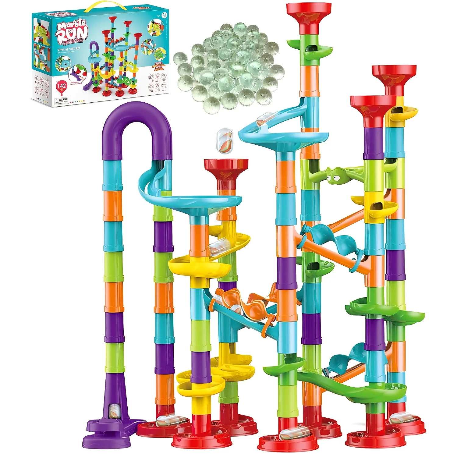 Набор для игры в Marble Race (142 детали), конструктор для строительства трасс для шариков, развивающая игра для детей, подарок на день рождения, STEM-подарок, лучший подарок на праздники
Набор для игры в Marble Race (142 детали), конструктор для строительства трасс для шариков, развивающая игра для детей, подарок на день рождения, STEM-подарок, лучший подарок на праздники