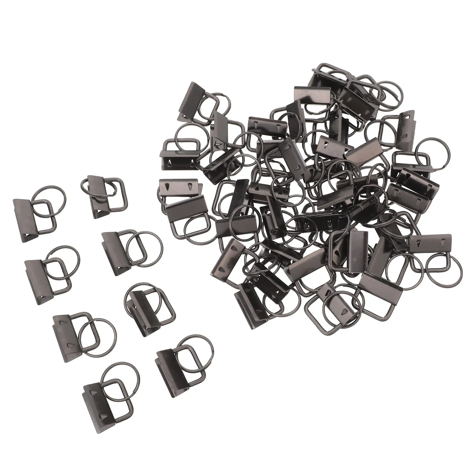 50Pcs Key Fob Hardware Black Iron Strap End Clamp Quick Attachment for Wristlet Keychains Lanyard Making Supplies Metal Bag Tail
50Pcs Key Fob Hardware Black Iron Strap End Clamp Quick Attachment for Wristlet Keychains Lanyard Making Supplies Metal Bag Tail