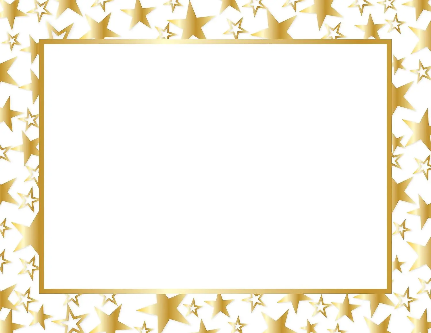 Gold Foil Certificate Paper, 8.5x11 Inches, 50 Sheets, Compatible with Inkjet/Laser Printers
Gold Foil Certificate Paper, 8.5x11 Inches, 50 Sheets, Compatible with Inkjet/Laser Printers
