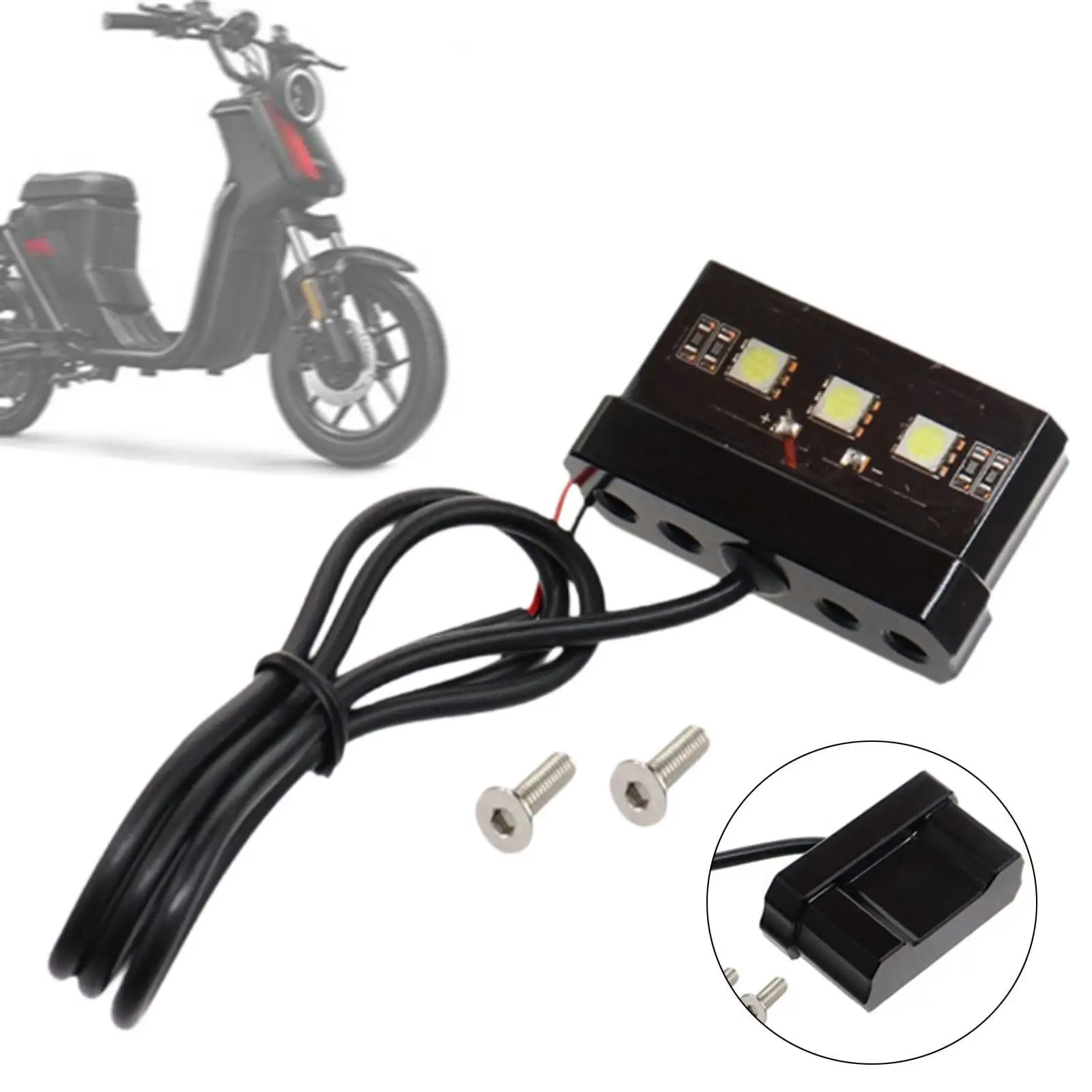 Подсветка номерного знака Простая установка Деталь Прочный аксессуар Компактный задний фонарь
Подсветка номерного знака Простая установка Деталь Прочный аксессуар Компактный задний фонарь