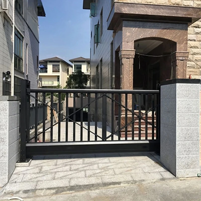 Manufacturer supply powder coated aluminum cantilever gate metal garden gate
Manufacturer supply powder coated aluminum cantilever gate metal garden gate