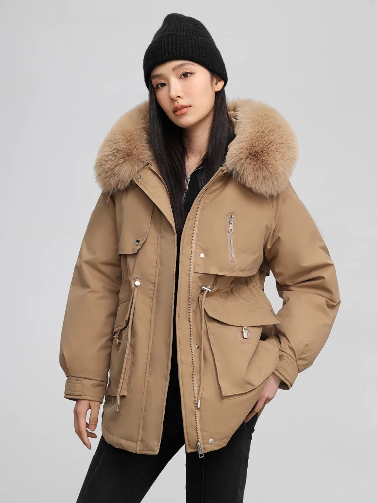 Parkas Waterproof Woman Womens Autumn Drawcord High-Quality Wide-Waisted Varsity Two-Sided Fluff Personality Feminino Multicolor
Parkas Waterproof Woman Womens Autumn Drawcord High-Quality Wide-Waisted Varsity Two-Sided Fluff Personality Feminino Multicolor