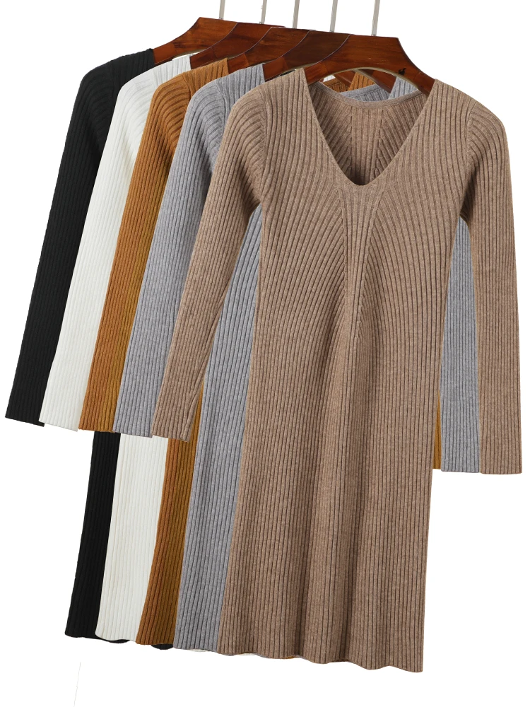 2024 Winter Robe Midi Dress Elegant Dresses for Women Sweater Knitted Clothes Korean Fashion Basic Clothing Casual Women's Black
2024 Winter Robe Midi Dress Elegant Dresses for Women Sweater Knitted Clothes Korean Fashion Basic Clothing Casual Women's Black