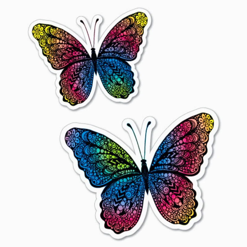 Car decoration decals Colourful Rainbow Butterflies Sticker Decal Stickers Pet Art Laptop 15cm PVC KK
Car decoration decals Colourful Rainbow Butterflies Sticker Decal Stickers Pet Art Laptop 15cm PVC KK