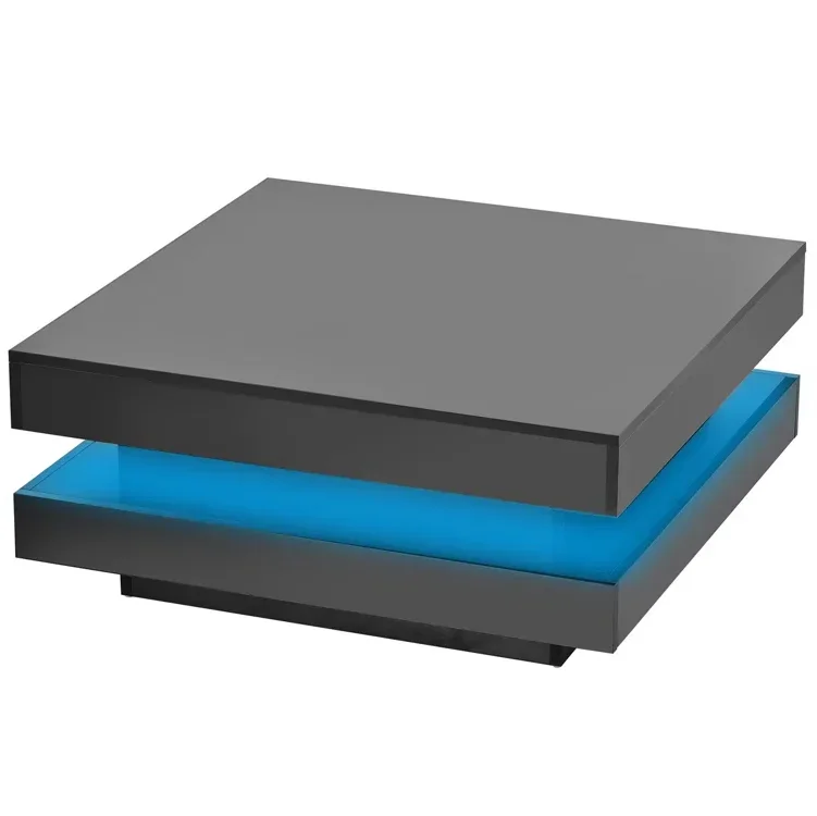 Wholesale Price Living Room Furniture LED Light Multifunctional White Wooden Coffee Table
Wholesale Price Living Room Furniture LED Light Multifunctional White Wooden Coffee Table