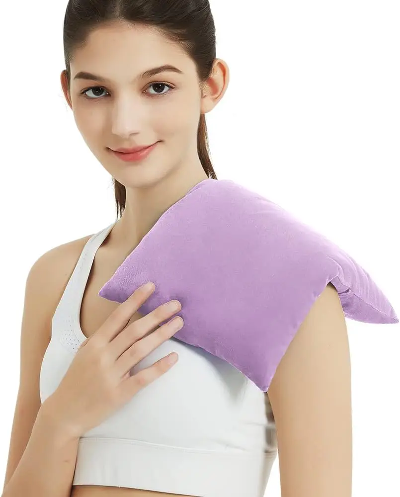 Microwavable Heating Pad 8x12 with Washable Cover for Neck Shoulder Pain Relief, Moist Heat Compress for Muscles Joints Cramps - Purple
Microwavable Heating Pad 8x12 with Washable Cover for Neck Shoulder Pain Relief, Moist Heat Compress for Muscles Joints Cramps - Purple