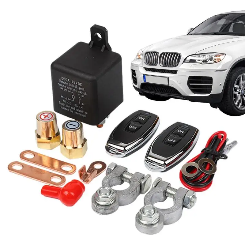 Charging Relay Remote Control Battery Relay Isolator 12V Car Battery Charger Switch For ATV Boats RVs Off-Road Vehicles
Charging Relay Remote Control Battery Relay Isolator 12V Car Battery Charger Switch For ATV Boats RVs Off-Road Vehicles