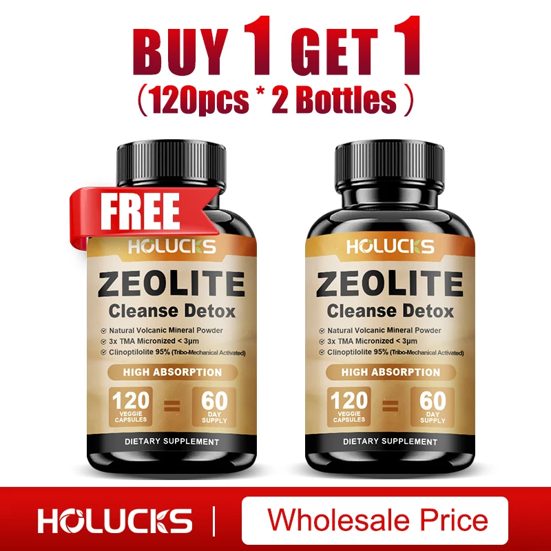 HOLUCKS Zeolite Detox Supplement, добавка для детоксикации организма, поддерживает здоровье почек, печени и кишечника, способствует улучшению умственной ясности и концентрации внимания.
HOLUCKS Zeolite Detox Supplement, добавка для детоксикации организма, поддерживает здоровье почек, печени и кишечника, способствует улучшению умственной ясности и концентрации внимания.