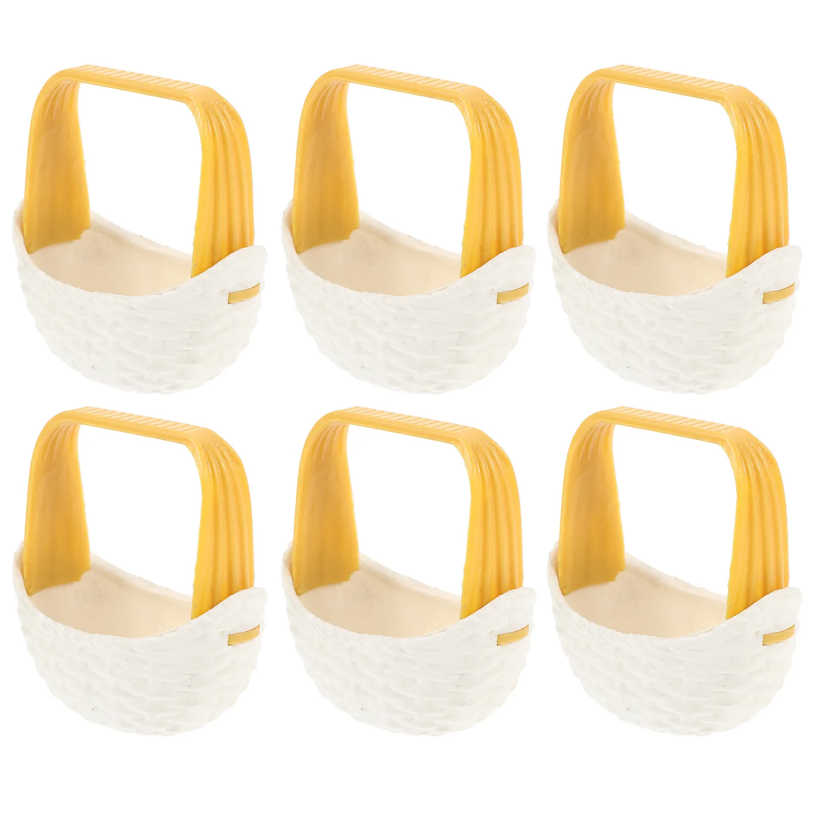 6Pcs Simulation Handheld Baskets Miniature Flower Basket for Dollhouse Decorative Accessories Basket for Dollhouse
6Pcs Simulation Handheld Baskets Miniature Flower Basket for Dollhouse Decorative Accessories Basket for Dollhouse
