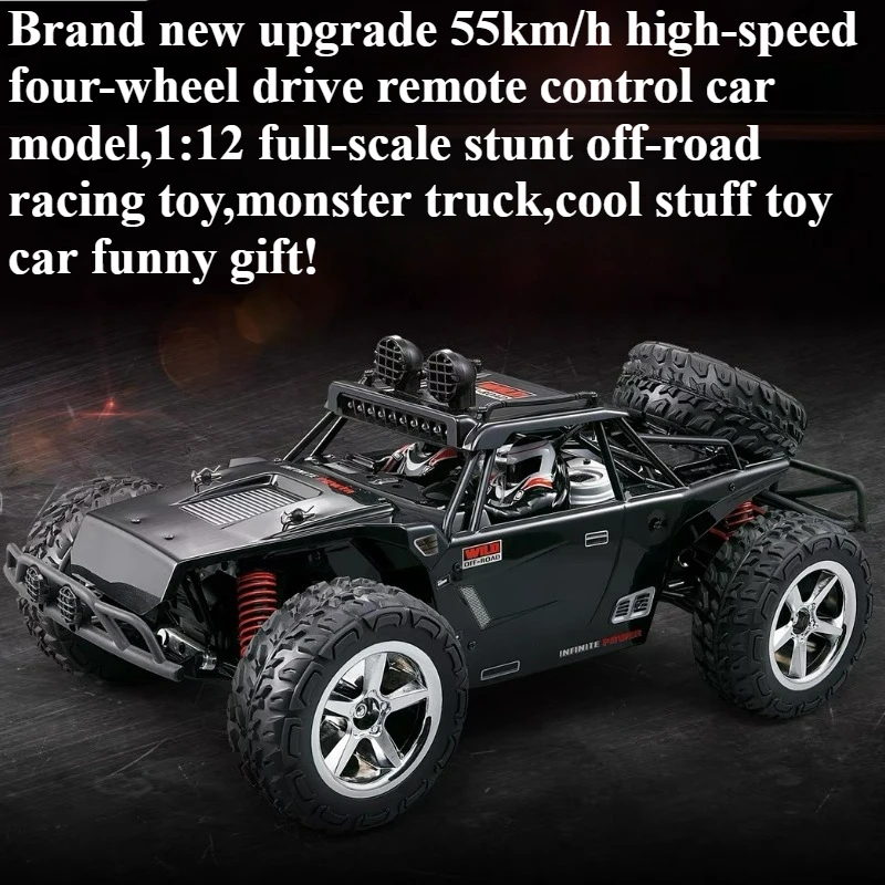 Cool Stuff Funny Gift-50km/h High-speed 4WD Rc Car,Remote Control Car Toy,Climbing Off-road Rc Truck,Monster Truck,Toys for Boys
Cool Stuff Funny Gift-50km/h High-speed 4WD Rc Car,Remote Control Car Toy,Climbing Off-road Rc Truck,Monster Truck,Toys for Boys