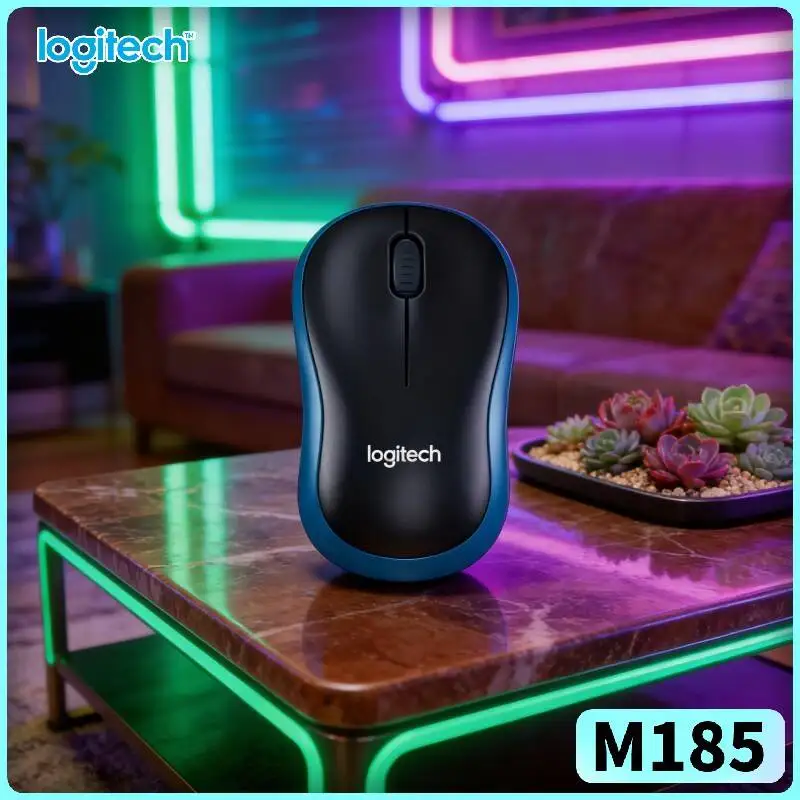 Logitech M185 Travel-Must Mouse Lightweight 3 Buttons Quiet Scroll 10m Range 12-Month Battery On-the-Go Work Tool
Logitech M185 Travel-Must Mouse Lightweight 3 Buttons Quiet Scroll 10m Range 12-Month Battery On-the-Go Work Tool