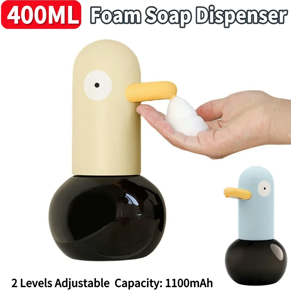 400ml Cute Duck Automatic Induction Foam Soap Dispenser USB Charging No-contact Smart Sensor Hand Sanitizer Machine for Bathroom
400ml Cute Duck Automatic Induction Foam Soap Dispenser USB Charging No-contact Smart Sensor Hand Sanitizer Machine for Bathroom