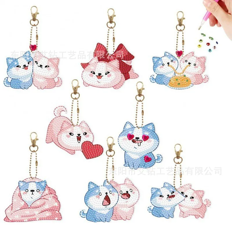 Kawaii Sanrio Cartoon DIY Rhinestone Keychain Double Sided Diamond Painting Handmade Bag Charm Fashion Pendant Kids Gift
Kawaii Sanrio Cartoon DIY Rhinestone Keychain Double Sided Diamond Painting Handmade Bag Charm Fashion Pendant Kids Gift