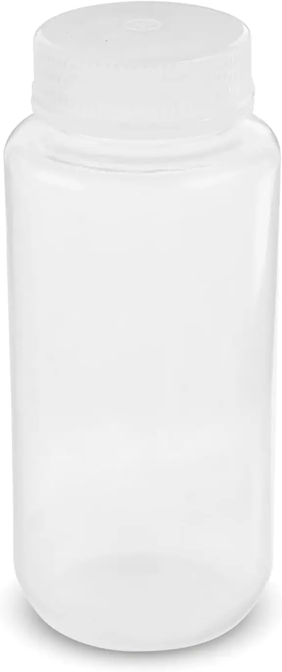 16 Oz Wide Mouth Plastic Reagent Bottles with Lids, Leakproof, Autoclavable, Pack of 12
16 Oz Wide Mouth Plastic Reagent Bottles with Lids, Leakproof, Autoclavable, Pack of 12