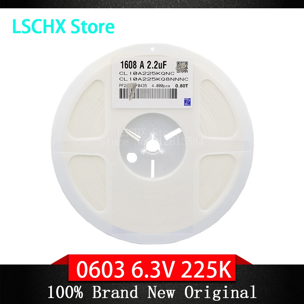 4000 шт./новый оригинальный SMD конденсатор 0603 6,3 В 225K 225 керамический конденсатор
4000 шт./новый оригинальный SMD конденсатор 0603 6,3 В 225K 225 керамический конденсатор