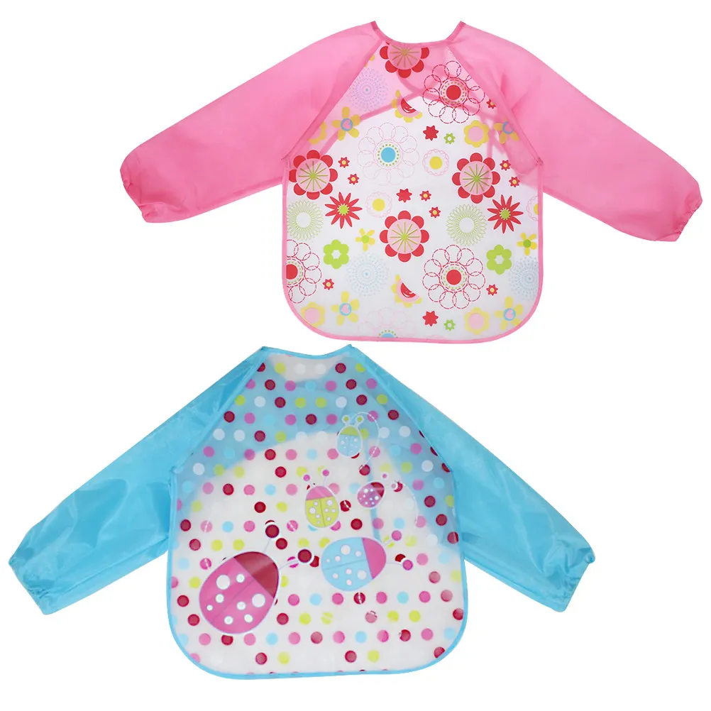 2Pcs Waterproof Baby Bibs Kids Creative Aprons for Painting Drawing Long Sleeve Coverage Stain Protection Lightweight Polyester
2Pcs Waterproof Baby Bibs Kids Creative Aprons for Painting Drawing Long Sleeve Coverage Stain Protection Lightweight Polyester