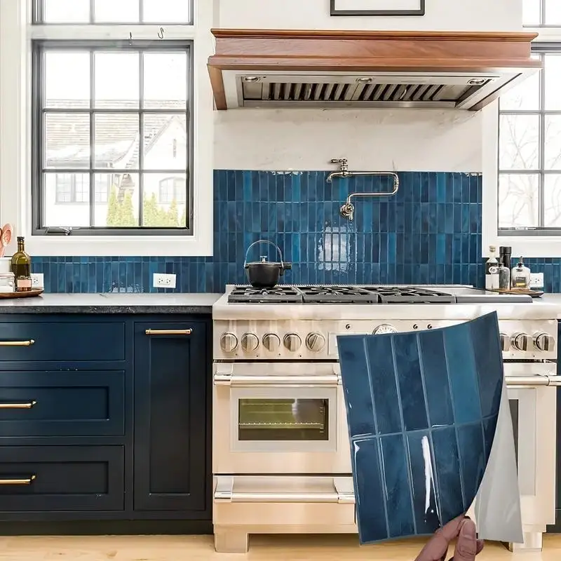 22.9x29cm Color Tile Stickers 5-20Pcs Self-adhesive Waterproof Mold Resistant Backsplash Wall Decal, Bathroom Kitchen Home Decor
22.9x29cm Color Tile Stickers 5-20Pcs Self-adhesive Waterproof Mold Resistant Backsplash Wall Decal, Bathroom Kitchen Home Decor