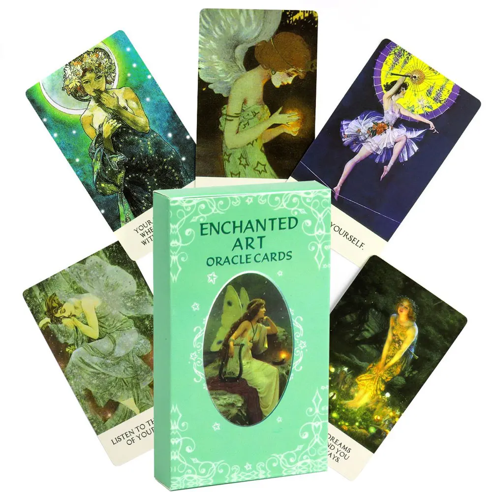 Hot Selling Enchanted Art Tarot Oracle Leisure Entertainment Card Family Gathering Divination Deck Tarot Board Playing Card Game
Hot Selling Enchanted Art Tarot Oracle Leisure Entertainment Card Family Gathering Divination Deck Tarot Board Playing Card Game
