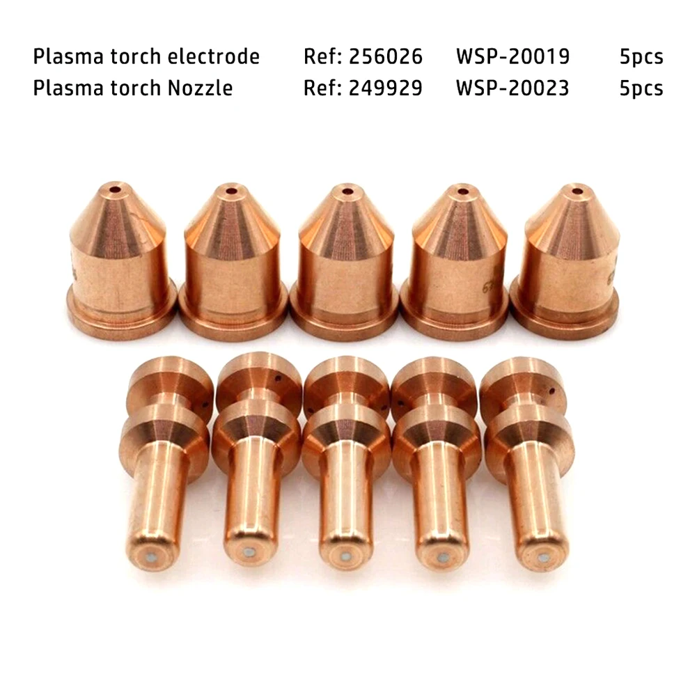 249929 Plasma Tip 256026 Electrode 60A Torch Kit For Miller Spectrum For XT60 Metalworking Welding Accessory 10 Piece Set
249929 Plasma Tip 256026 Electrode 60A Torch Kit For Miller Spectrum For XT60 Metalworking Welding Accessory 10 Piece Set