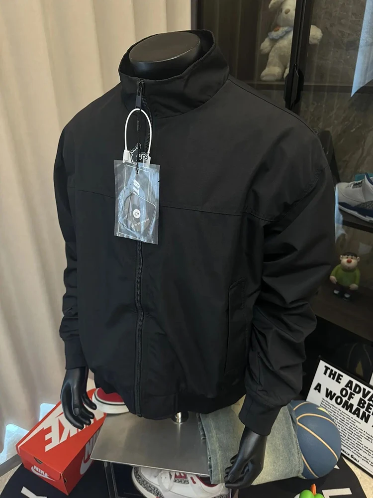 Мужская куртка Bla Stand Collar American Sle Jaet для весны и осени, стильная, крутая, для мотоциклистов, для активного отдыха, Fce Jaet
Мужская куртка Bla Stand Collar American Sle Jaet для весны и осени, стильная, крутая, для мотоциклистов, для активного отдыха, Fce Jaet