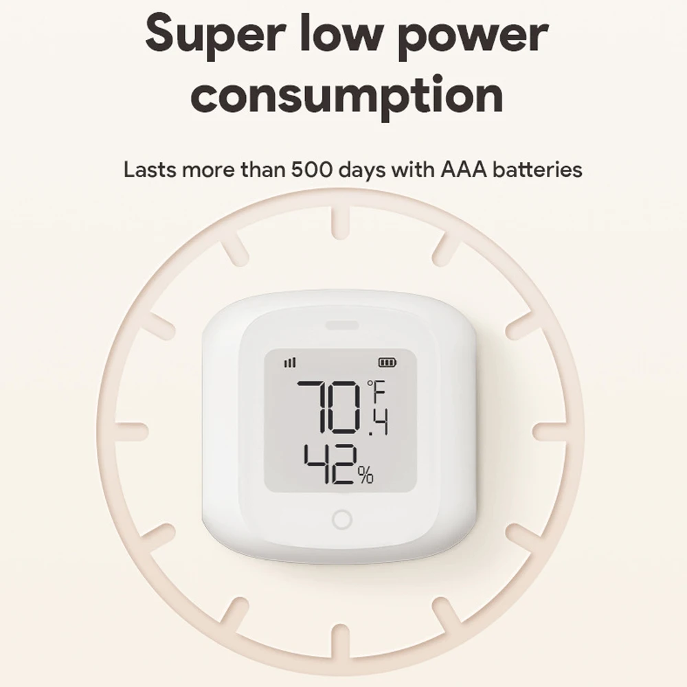 Tuya Zigbee Temperature and Humidity Sensor Indoor Hygrometer Thermometer with LCD Display Support Alexa Google Smart Home Meter
Tuya Zigbee Temperature and Humidity Sensor Indoor Hygrometer Thermometer with LCD Display Support Alexa Google Smart Home Meter