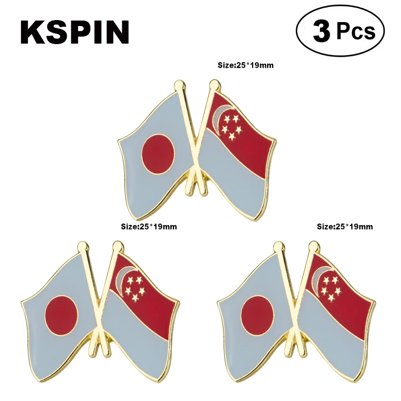 Japan Singapore Frendship Flag Brooches Lapel Pin Flag badge Brooch Pins Badges
Japan Singapore Frendship Flag Brooches Lapel Pin Flag badge Brooch Pins Badges