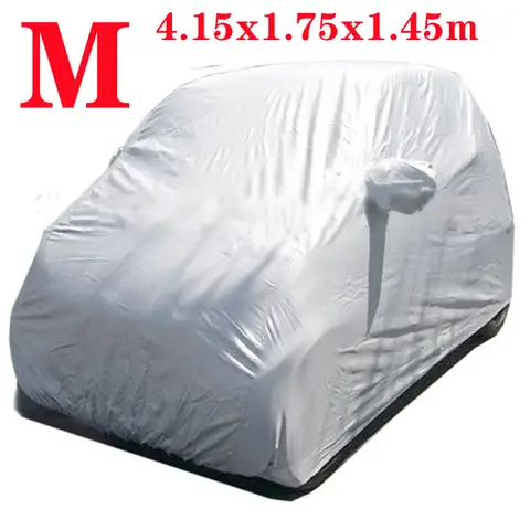Universal Car Cover Sun UV Protection Car Body Sun Rain Dustproof Waterproof Cover S/M/L/XL/XXL Car Covers Smart Outdoor Full