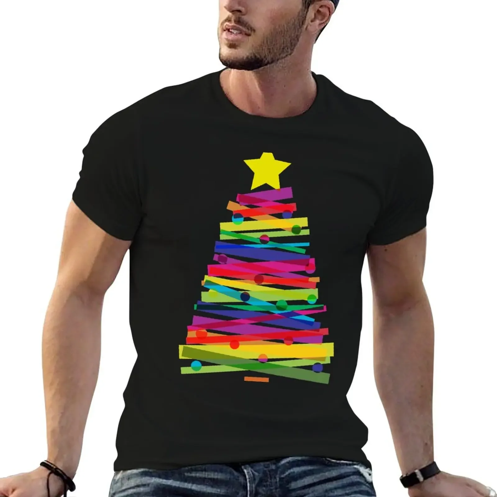 Colorful Christmas Tree T-Shirt hippie clothes affliction shirts T-shirts man t shirt men 100℅ cotton
Colorful Christmas Tree T-Shirt hippie clothes affliction shirts T-shirts man t shirt men 100℅ cotton