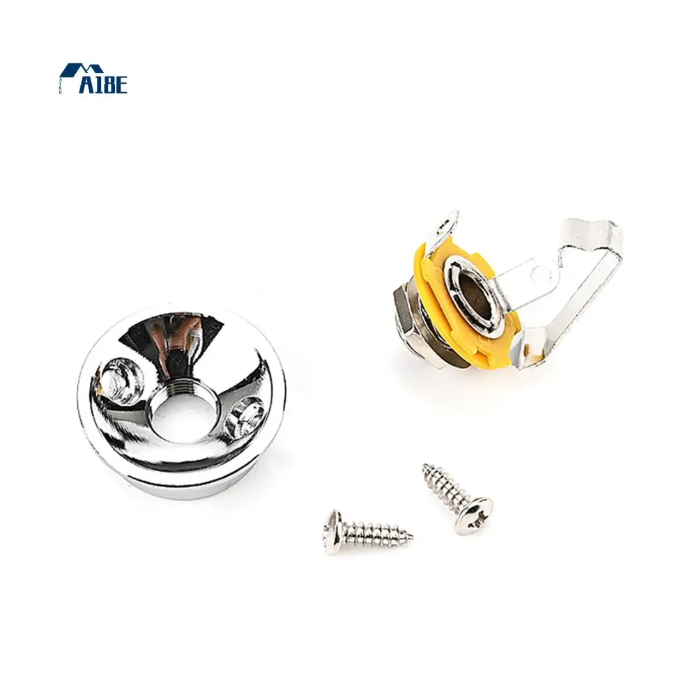 A18E-6.35Mm 1/4Inch Socket Jack Plate Holder For Telecaster Electric Guitar Parts
A18E-6.35Mm 1/4Inch Socket Jack Plate Holder For Telecaster Electric Guitar Parts