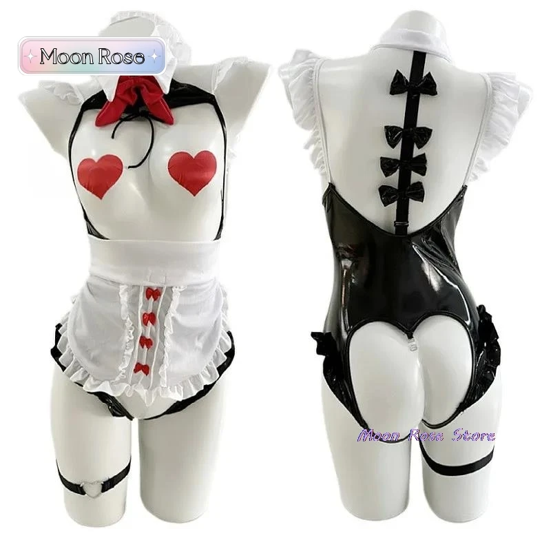 Anime Female Cook Maid Uniform Cosplay Costumes Women PU Leather Bodysuit Apron Sexy Underwear Role Play Party Outfits Lingerie
Anime Female Cook Maid Uniform Cosplay Costumes Women PU Leather Bodysuit Apron Sexy Underwear Role Play Party Outfits Lingerie