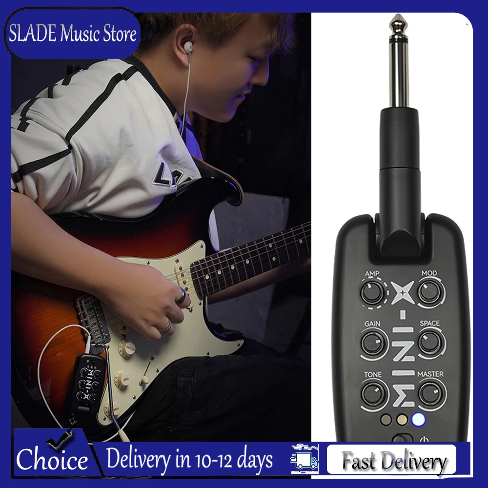 M-VAVE MINI-X Headphone Amplifier for Guitar Bass Effects Rechargeable Portable Plug-In Amp Built-in 9 Different Amplifier Tones
M-VAVE MINI-X Headphone Amplifier for Guitar Bass Effects Rechargeable Portable Plug-In Amp Built-in 9 Different Amplifier Tones