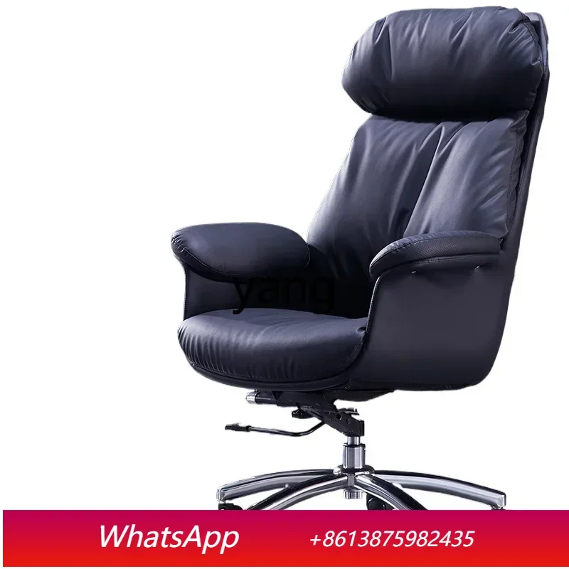 LTT leather office chair light luxury home comfort sedentary computer chair waist protection business cowhide
LTT leather office chair light luxury home comfort sedentary computer chair waist protection business cowhide