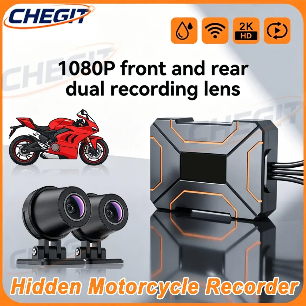 2K/1080P Dual-lens Waterproof Hidden Motorcycle DVR Front and Rear 140 Widely Angle Video Recording DashCam WiFi for Motorcycles
2K/1080P Dual-lens Waterproof Hidden Motorcycle DVR Front and Rear 140 Widely Angle Video Recording DashCam WiFi for Motorcycles
