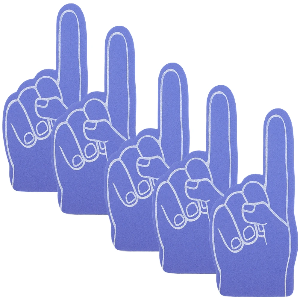 5pcs Foam Finger Cots Sports Fan Props Giant Hands Party Cheerleading Fingers Protectors School Toys EVA Reusable
5pcs Foam Finger Cots Sports Fan Props Giant Hands Party Cheerleading Fingers Protectors School Toys EVA Reusable