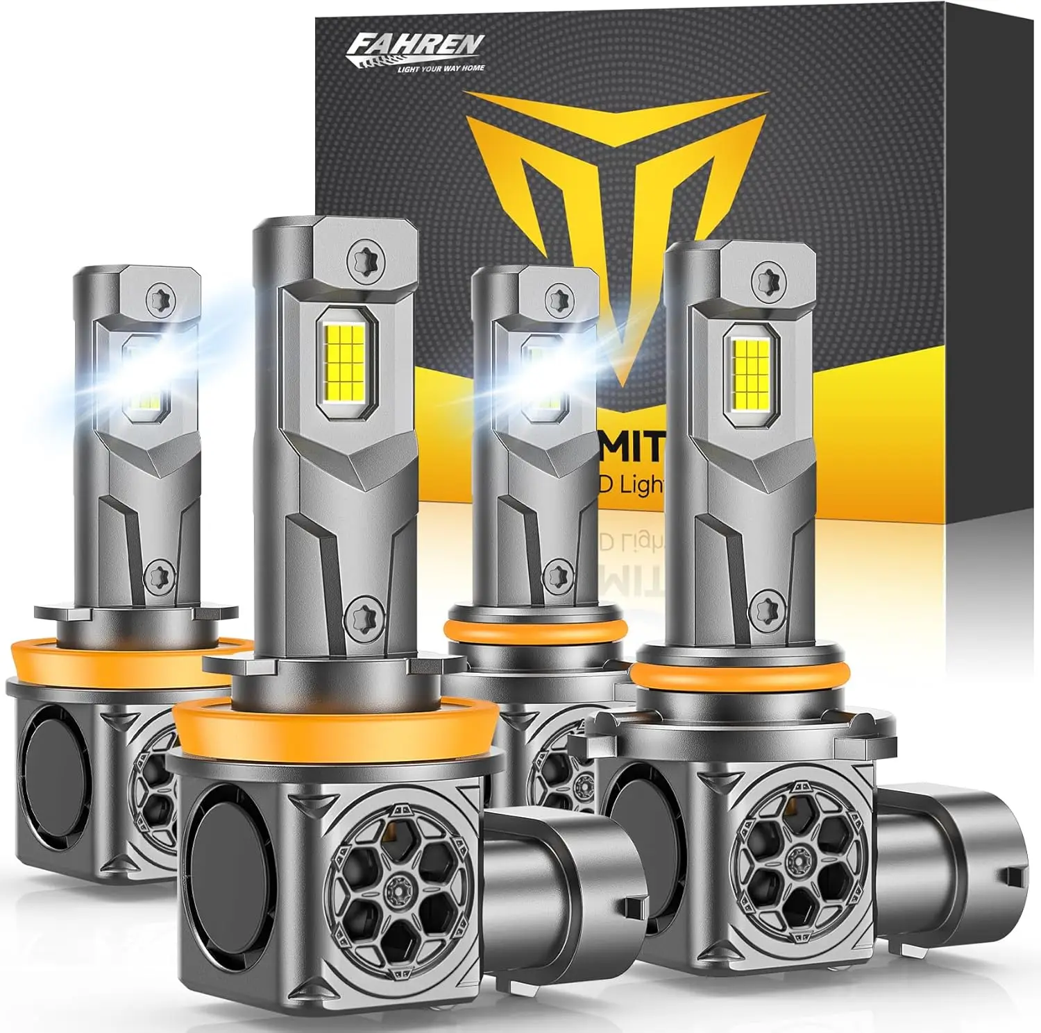 H11 9005 Bulbs Combo, 120,000LM Brightest, Mini Size, 6500K Cool White, Plug and Play, Long Lifespan
H11 9005 Bulbs Combo, 120,000LM Brightest, Mini Size, 6500K Cool White, Plug and Play, Long Lifespan