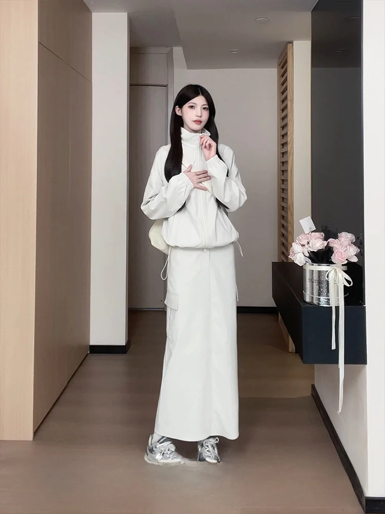 Loose Casual Spor ort Jaet Women's Simple Sle Autumn Outerwear Button ket Detail Polyester Fiber Long Sve
Loose Casual Spor ort Jaet Women's Simple Sle Autumn Outerwear Button ket Detail Polyester Fiber Long Sve