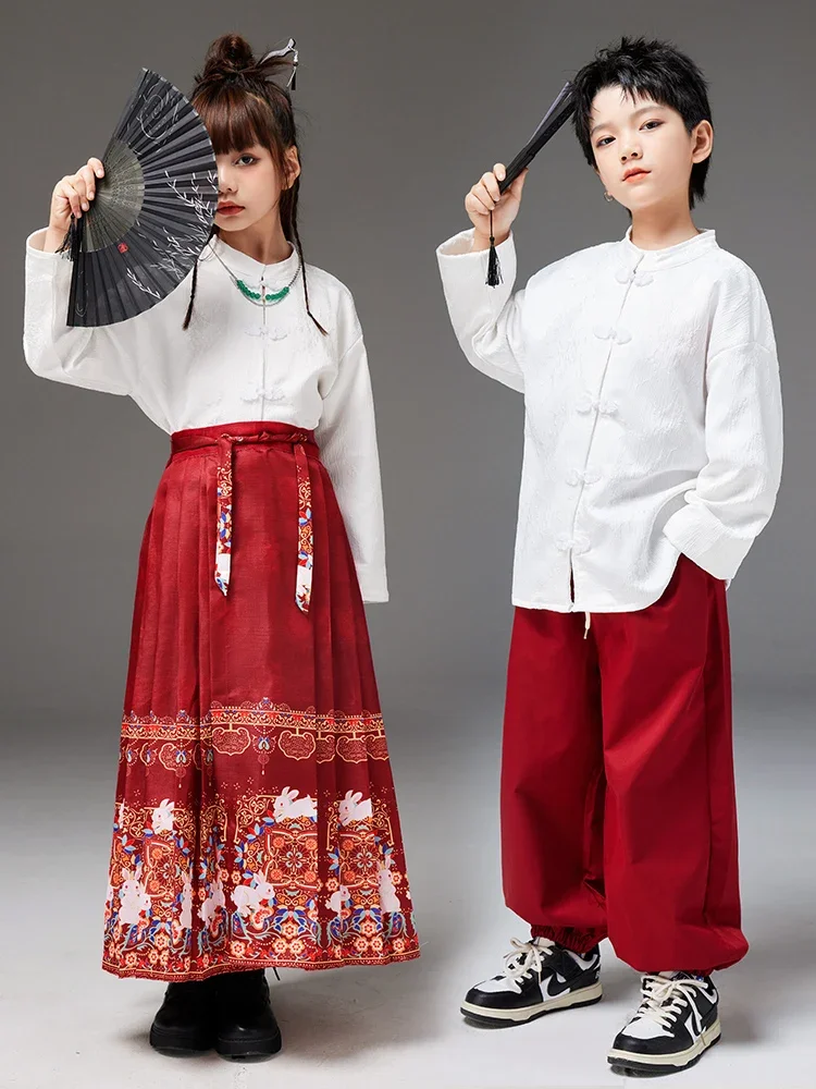 Chinese Traditional Tang Dynasty Girls Hanfu Dress Han Princess Clothing Oriental Tang Dynasty Fairy Dresses Kids Hanfu Dress
Chinese Traditional Tang Dynasty Girls Hanfu Dress Han Princess Clothing Oriental Tang Dynasty Fairy Dresses Kids Hanfu Dress