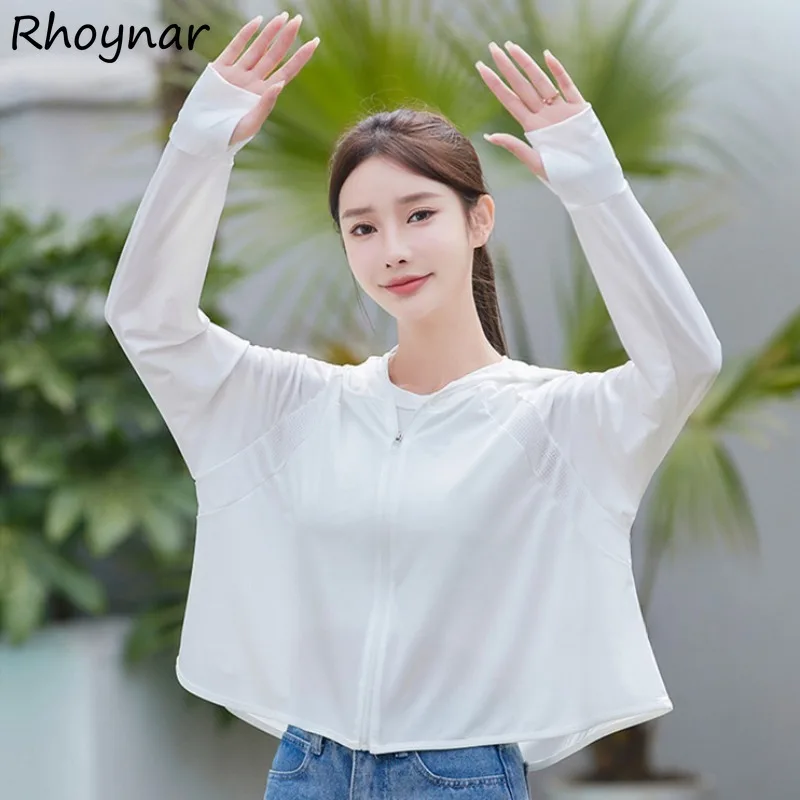 Hooded Jackets Women Solid Simple Casual All-match Long Sleeve Cropped Baggy Sunscreen Korean Style Trendy Summer Female Chic
Hooded Jackets Women Solid Simple Casual All-match Long Sleeve Cropped Baggy Sunscreen Korean Style Trendy Summer Female Chic