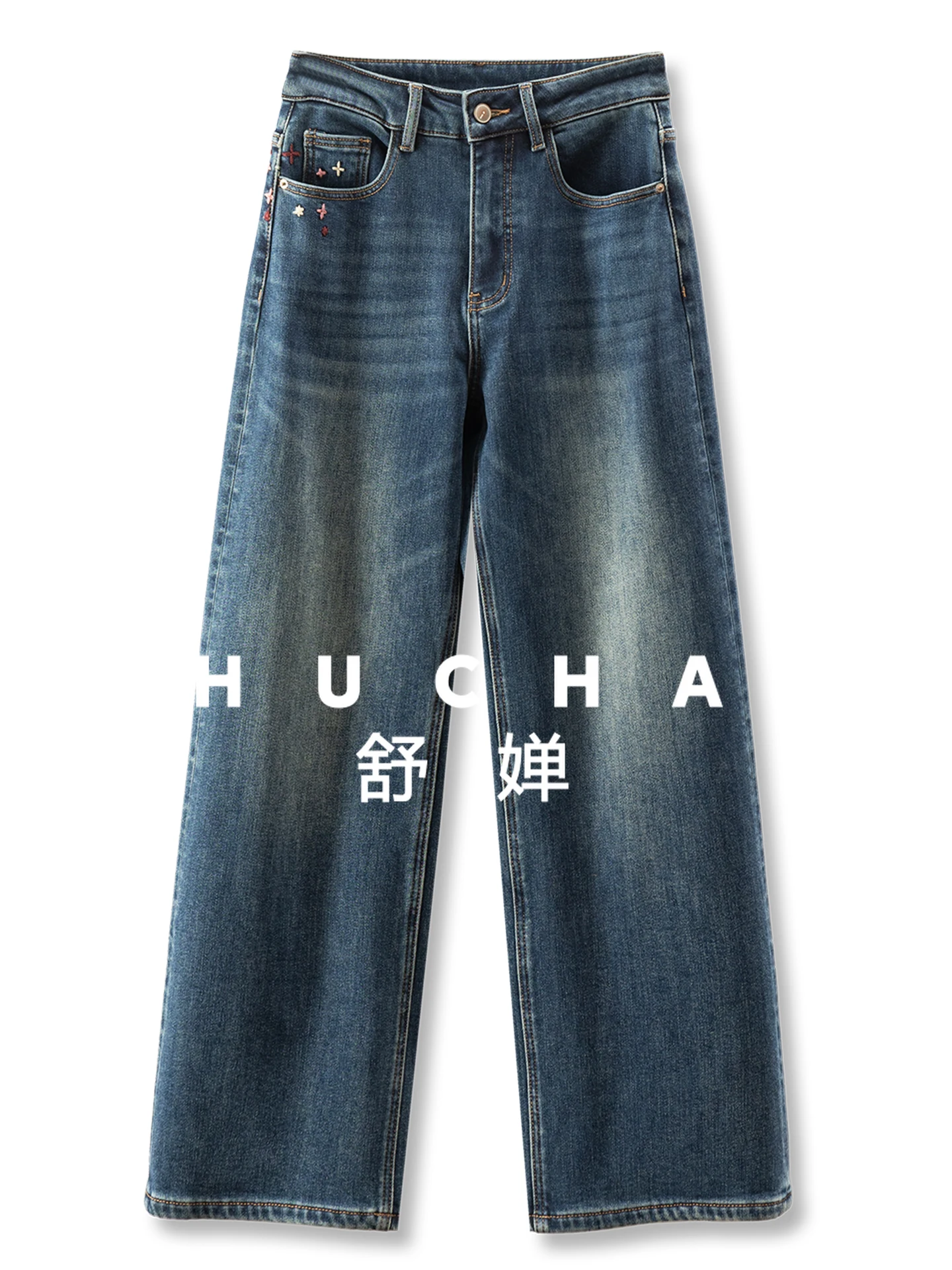 Dream pants, long legs, French G containing Tencel high-waisted polished velvet straight wide-leg jeans H71F8
Dream pants, long legs, French G containing Tencel high-waisted polished velvet straight wide-leg jeans H71F8