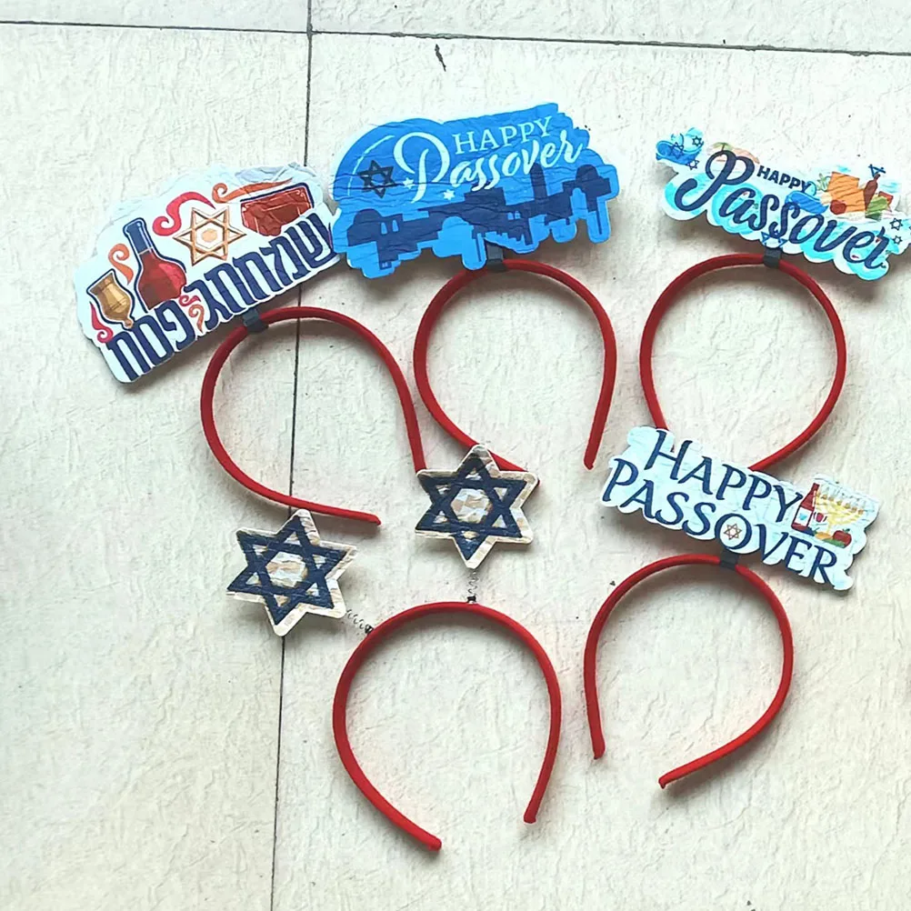 5pcs Party Headband Passover Hair Accessories Women Plastic Decorative Hoops Star Design Festival Headdress Photos Props
5pcs Party Headband Passover Hair Accessories Women Plastic Decorative Hoops Star Design Festival Headdress Photos Props