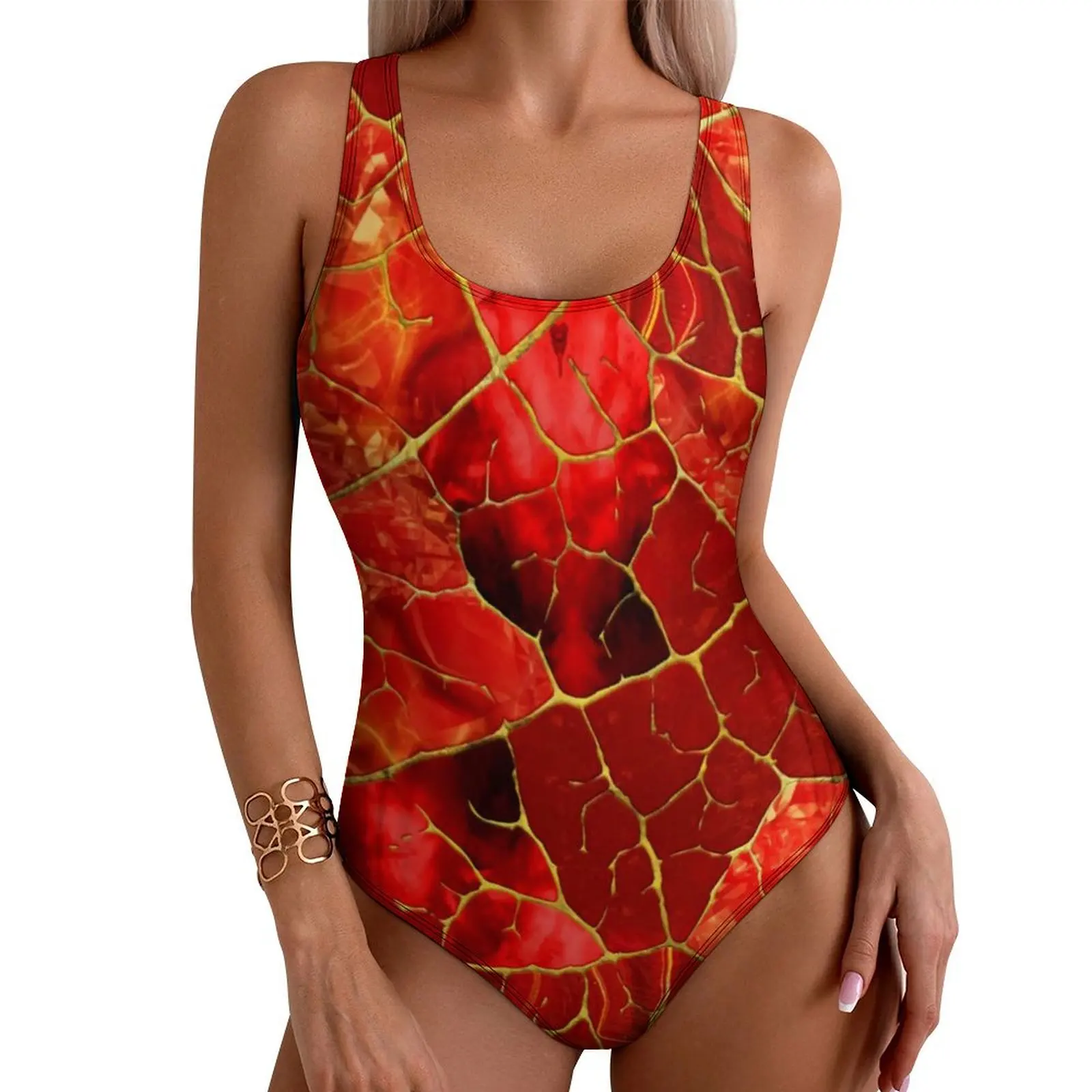 Красный мраморный купальник с абстрактным принтом листьев, цельный купальник с эффектом пуш-ап, стильные купальные костюмы, сексуальное спортивное боди с графикой
Красный мраморный купальник с абстрактным принтом листьев, цельный купальник с эффектом пуш-ап, стильные купальные костюмы, сексуальное спортивное боди с графикой