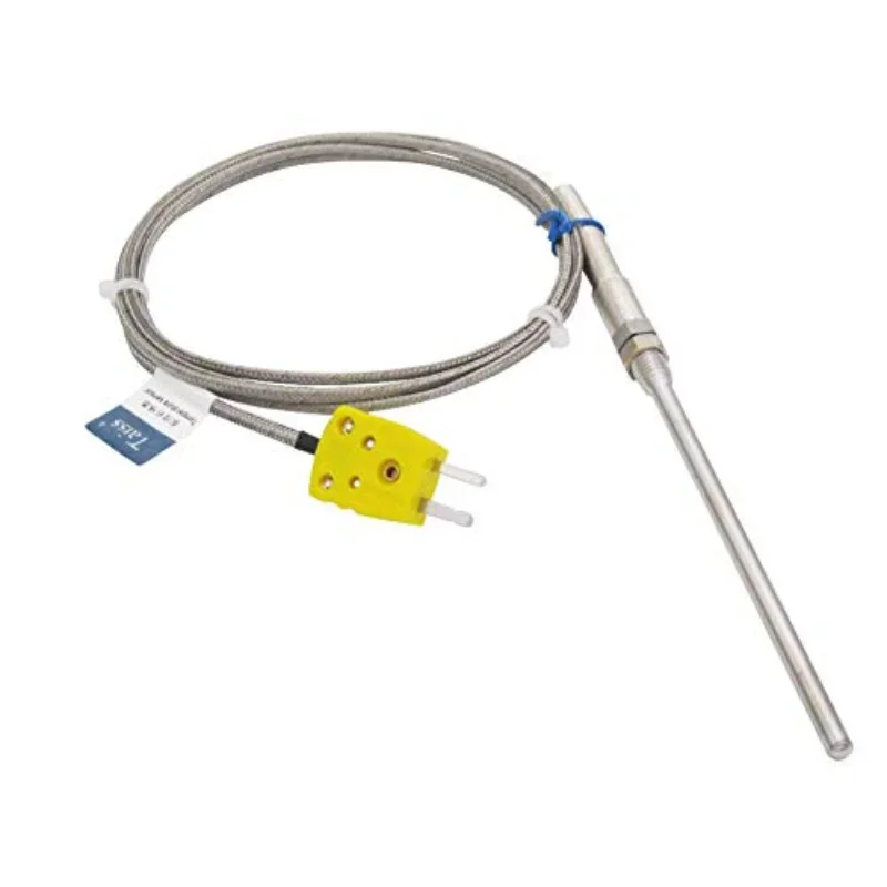 Thermistor K-Type Probe Thermocouple Sensor & Meter Temperature Controller Thread M8 Seal Probe Temperature Range from 0~1100 °
Thermistor K-Type Probe Thermocouple Sensor & Meter Temperature Controller Thread M8 Seal Probe Temperature Range from 0~1100 °